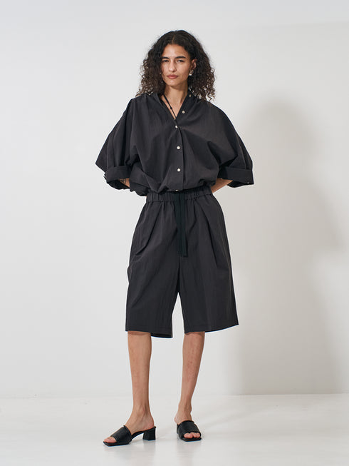 【 予約:2月上旬 】ROUND FORM SHIRT /Y261-11005