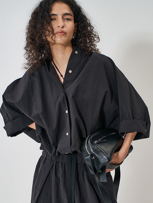 【 予約:2月上旬 】ROUND FORM SHIRT /Y261-11005