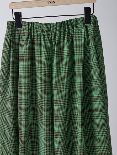 【 予約:2月上旬 】PLAID TUCK EASY PT /Y261-31008