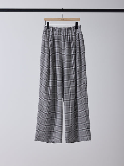 【 予約:2月上旬 】PLAID TUCK EASY PT /Y261-31008