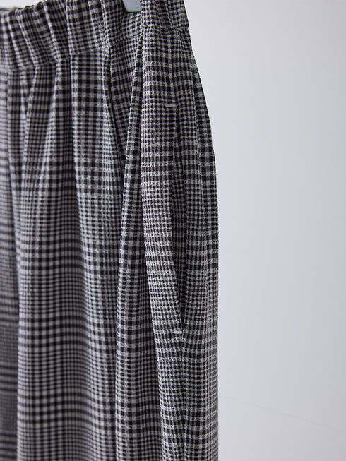 【 予約:2月上旬 】PLAID TUCK EASY PT /Y261-31008