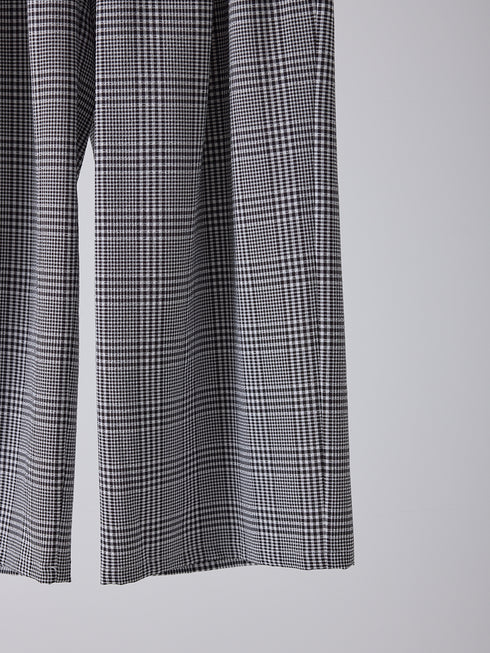 【 予約:2月上旬 】PLAID TUCK EASY PT /Y261-31008