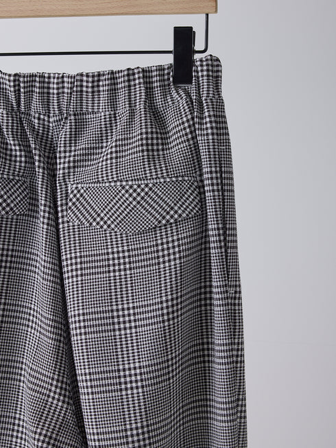 【 予約:2月上旬 】PLAID TUCK EASY PT /Y261-31008