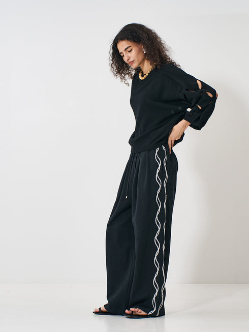 【 予約:2月上旬 】CODE EMBRO PANTS /Y261-32004