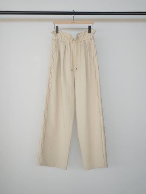 【 予約:2月上旬 】CODE EMBRO PANTS /Y261-32004