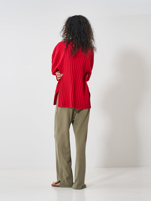 【 予約:2月上旬 】SIDE SLIT SLACKS /Y261-32022