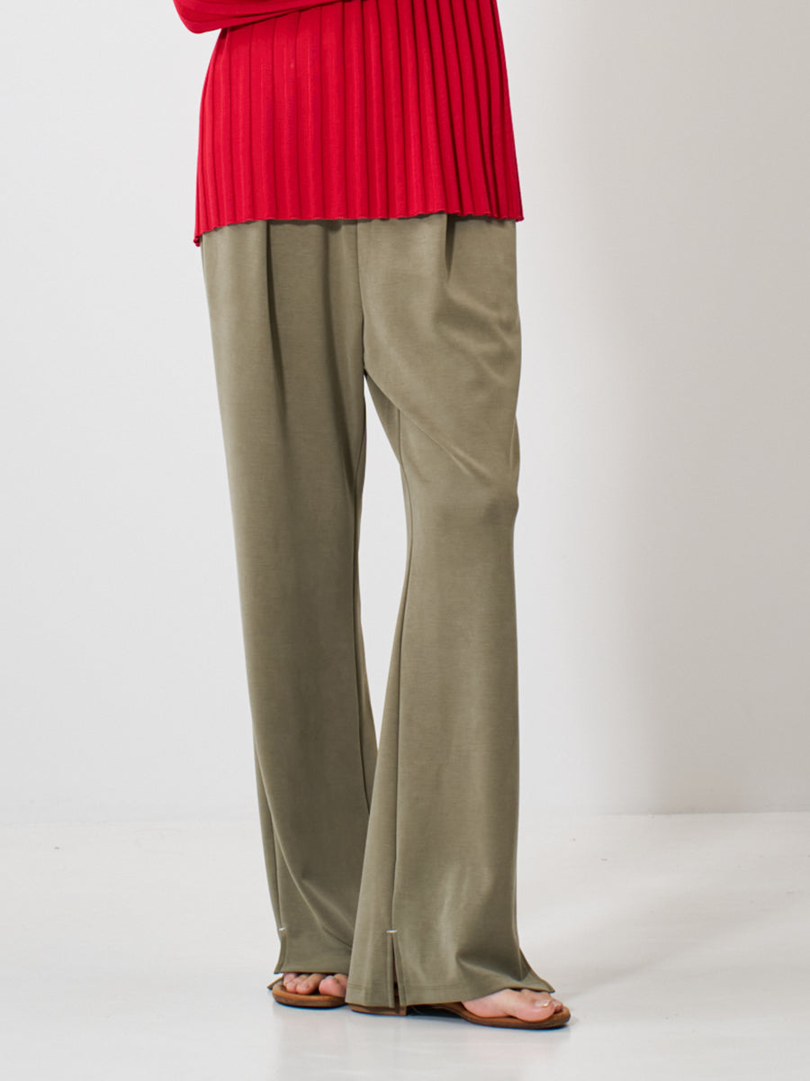 YENN イエン SIDE SLIT SLACKS サイドスリットスラックス YENN（イェン） サイド スリット スラックス / レディース