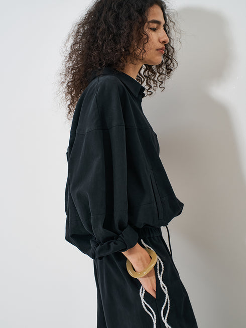 【 予約:2月上旬 】ROUND VOLUME BLOUSON /Y261-42003