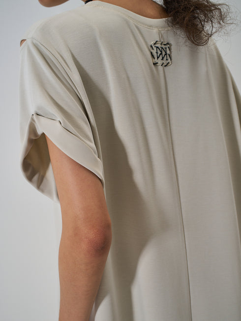 【 予約:2月上旬 】EYELETS TEE DRESS /Y261-52021