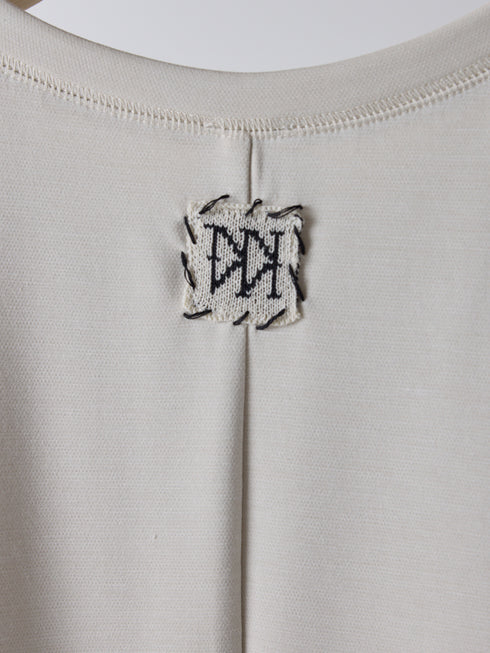 【 予約:2月上旬 】EYELETS TEE DRESS /Y261-52021