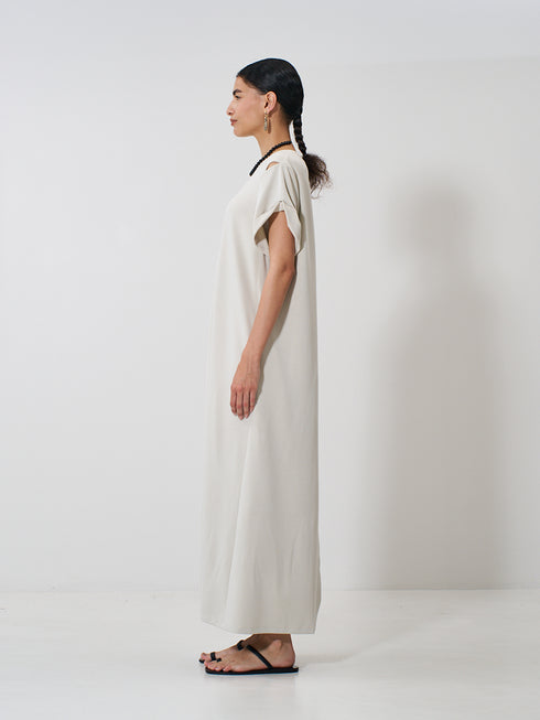 【 予約:2月上旬 】EYELETS TEE DRESS /Y261-52021