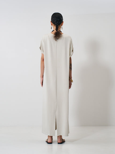 【 予約:2月上旬 】EYELETS TEE DRESS /Y261-52021