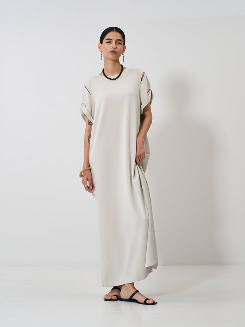 【 予約:2月上旬 】EYELETS TEE DRESS /Y261-52021