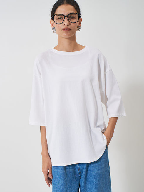 【 予約:2月上旬 】TWIST HEM TEE /Y261-81024