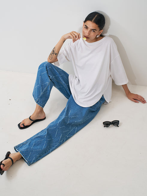 【 予約:2月上旬 】TWIST HEM TEE /Y261-81024