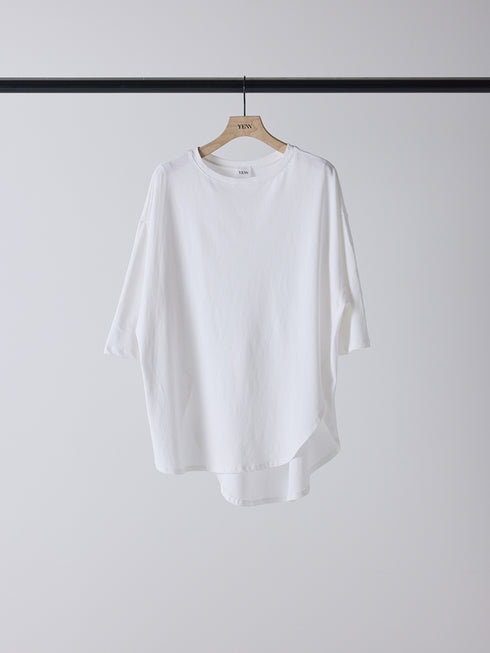 【 予約:2月上旬 】TWIST HEM TEE /Y261-81024