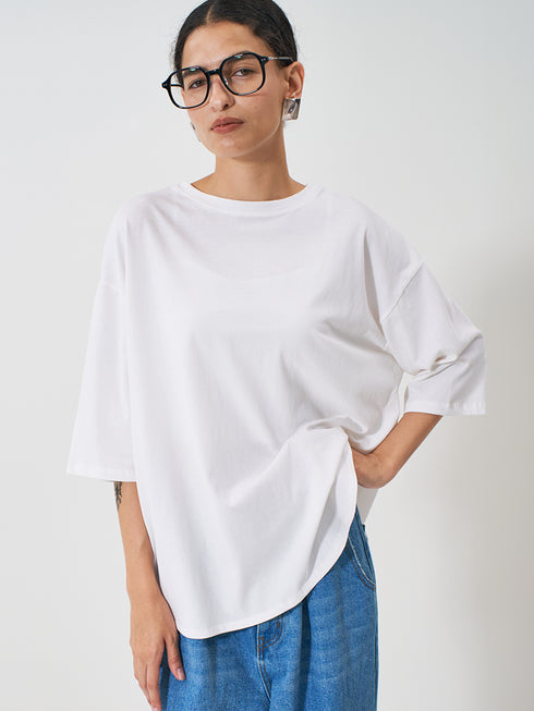 【 予約:2月上旬 】TWIST HEM TEE /Y261-81024