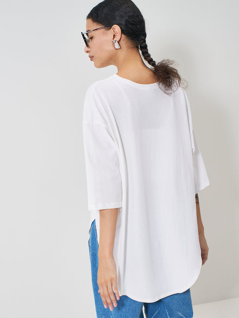 【 予約:2月上旬 】TWIST HEM TEE /Y261-81024