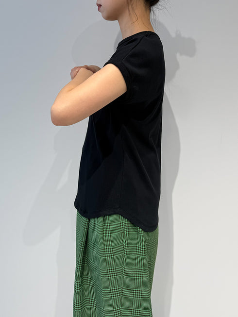 【 予約:6月中旬 】SHORT SLEEVE RIB TEE / Y261-81025-2