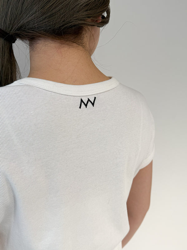 SHORT SLEEVE RIB TEE / Y261-81025-2