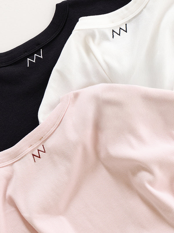 【 予約:6月中旬 】SHORT SLEEVE RIB TEE / Y261-81025-2