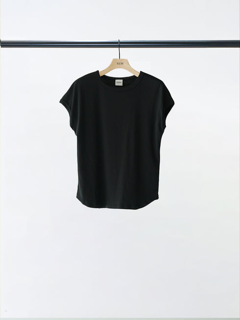SHORT SLEEVE RIB TEE /Y261-81025
