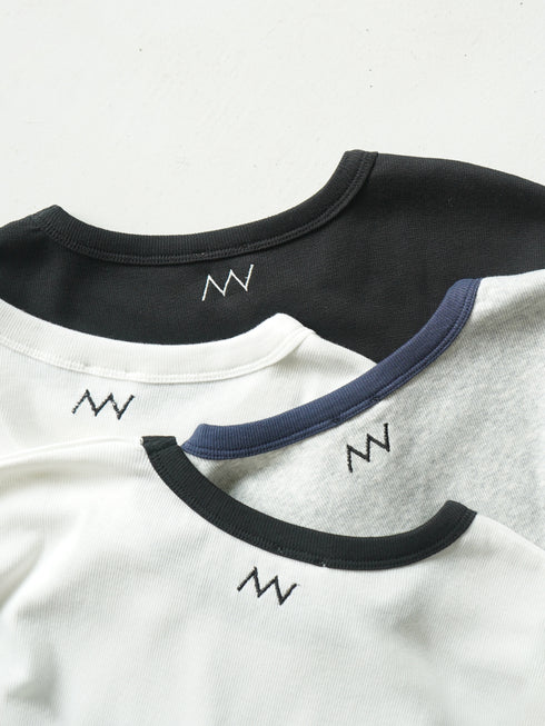 SHORT SLEEVE RIB TEE /Y261-81025