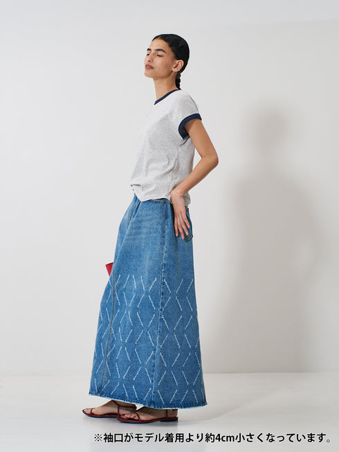 【 予約:2月上旬 】SHORT SLEEVE RIB TEE /Y261-81025