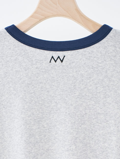 【 予約:2月上旬 】SHORT SLEEVE RIB TEE /Y261-81025