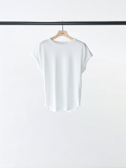 SHORT SLEEVE RIB TEE /Y261-81025