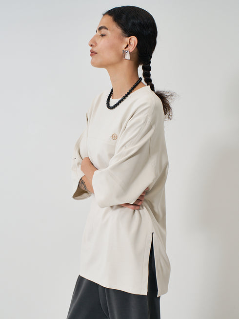 【 予約:2月上旬 】STITCH WORK TEE /Y261-82020