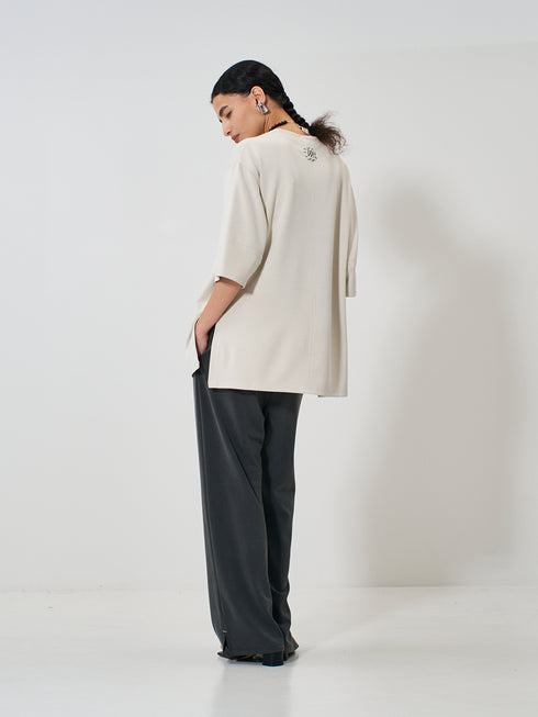 【 予約:2月上旬 】STITCH WORK TEE /Y261-82020