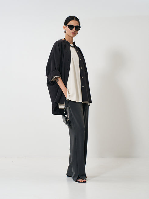 【 予約:2月上旬 】STITCH WORK TEE /Y261-82020