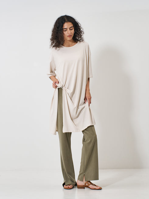 【 予約:2月上旬 】TWIST TUNIC TEE /Y261-82029