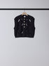 【 予約:2月上旬  】CUT OUT PATTERN VEST /Y261-91012