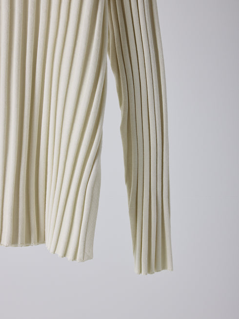 【 予約:2月上旬  】RIB KNIT LONG TEE /Y261-91014