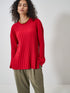 【 予約:2月上旬  】RIB KNIT LONG TEE /Y261-91014