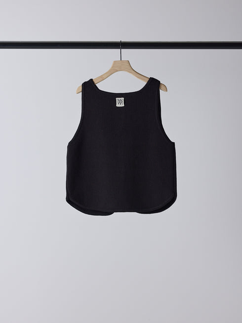 【 予約:2月上旬 】BOAT NECK KNIT VEST /Y261-91017