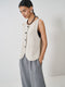 【 予約:2月上旬 】BOAT NECK KNIT VEST /Y261-91017