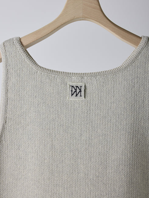 【 予約:2月上旬 】BOAT NECK KNIT VEST /Y261-91017