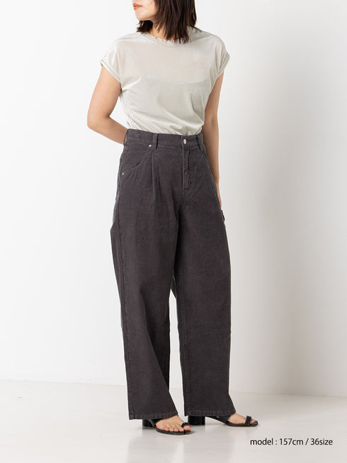 【 予約:8月中旬 】WASHED CORDUROY PT /Y263-31098