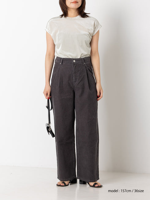 【 予約:8月中旬 】WASHED CORDUROY PT /Y263-31098