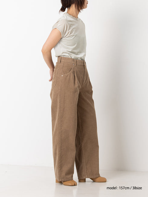 【 予約:8月中旬 】WASHED CORDUROY PT /Y263-31098