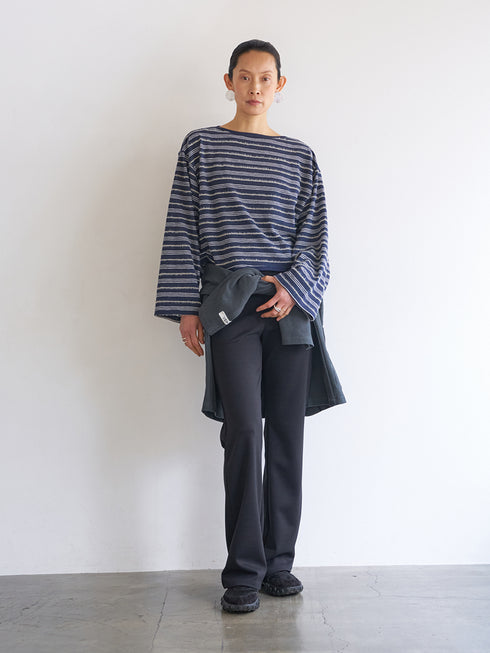 【 予約:8月中旬 】FEATHER STP WIDE TOP /Y263-82096