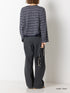 【 予約:8月中旬 】FEATHER STP WIDE TOP /Y263-82096