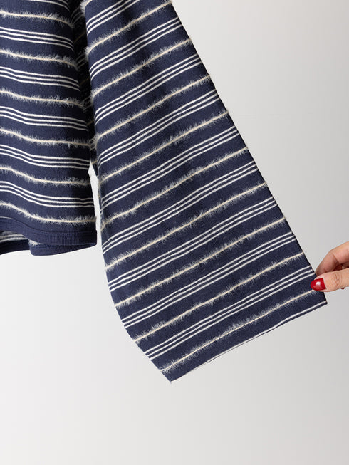 【 予約:8月中旬 】FEATHER STP WIDE TOP /Y263-82096