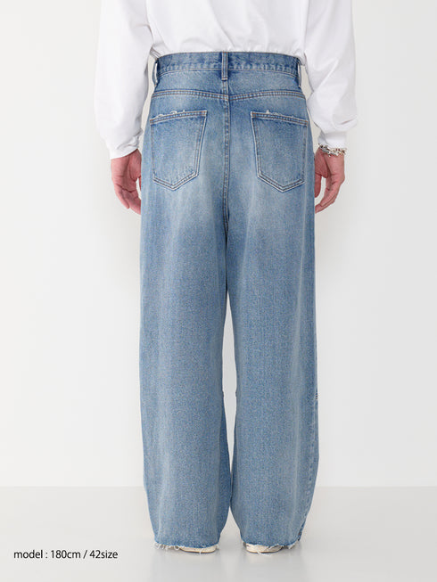 【 予約:2月上旬 】HIGH RISE TUCK WIDE PT /Y253-31101-3