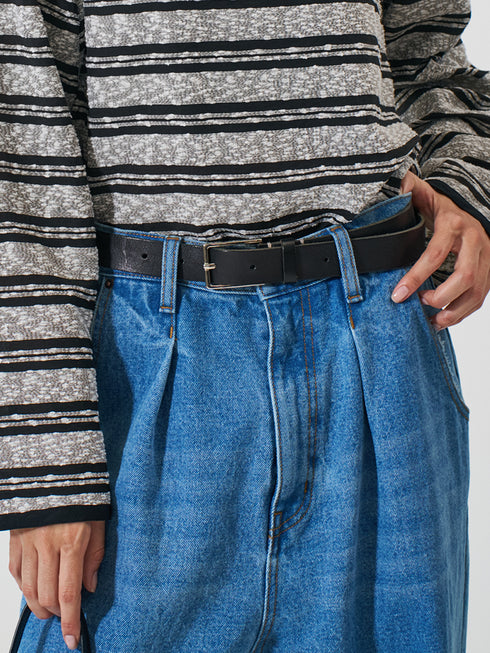 【 予約:2月上旬 】LEATHER BELT /Y261-01032