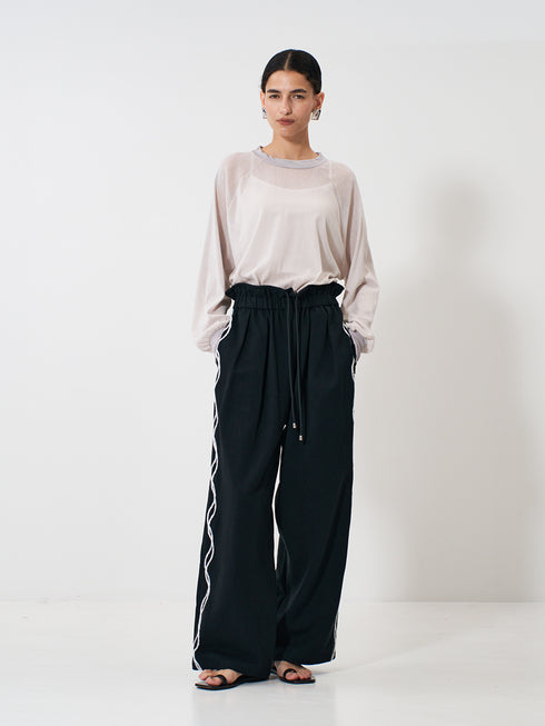 【 予約:2月上旬 】COTTON TULLE WIDE PO /Y261-82026