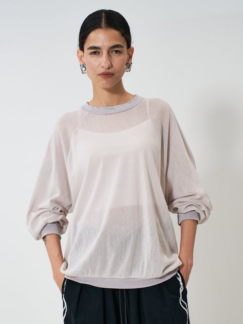 【 予約:2月上旬 】COTTON TULLE WIDE PO /Y261-82026